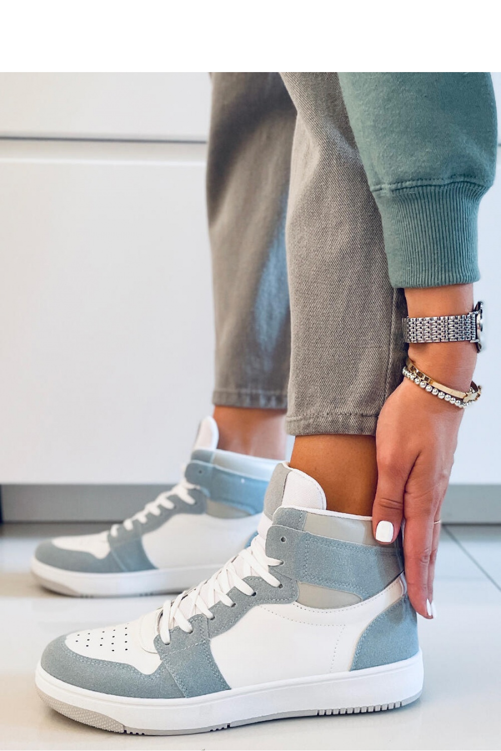 Ankle-High Trainers DORCAS GREEN - Inello – vista 2