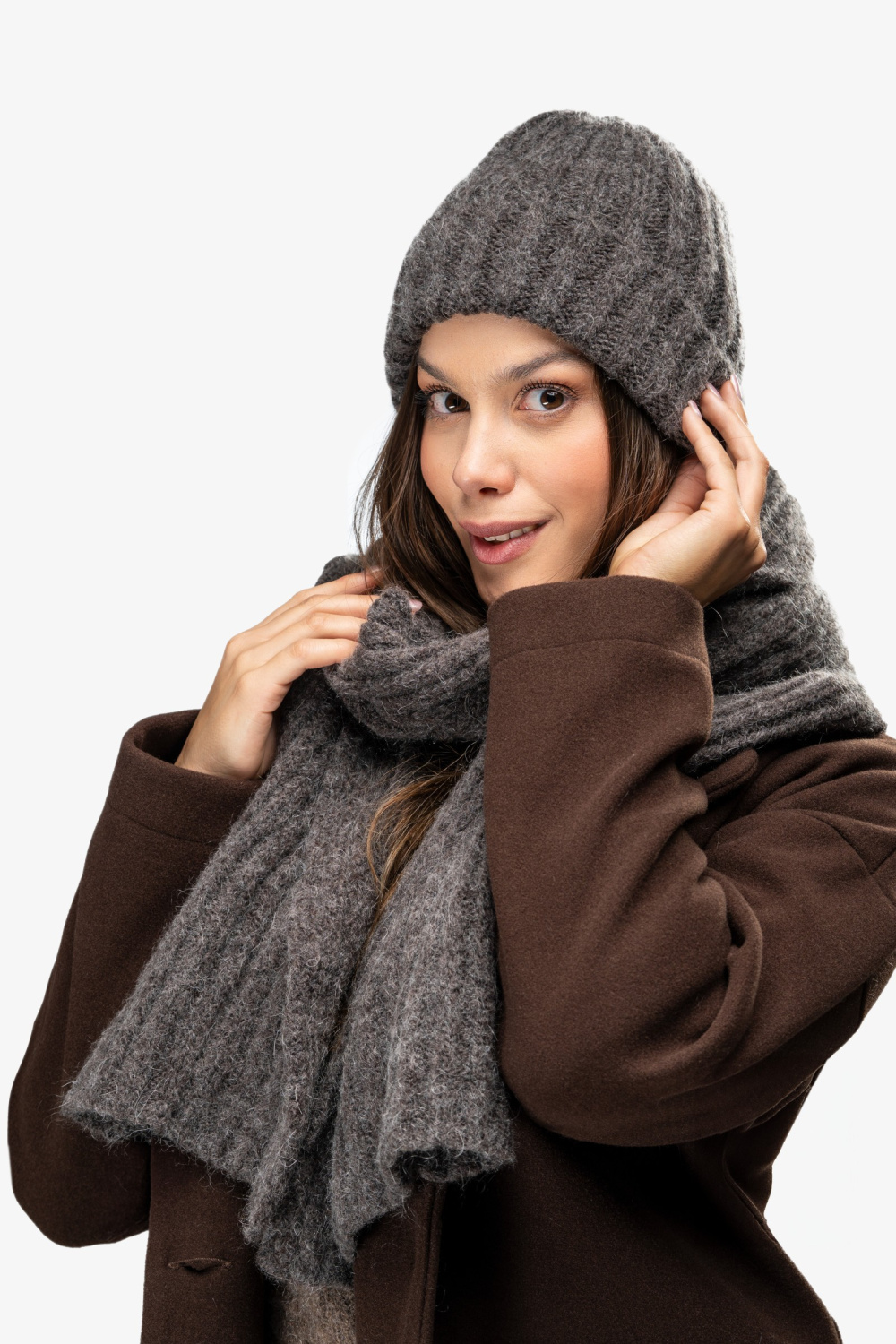Czapka Model A759 Taupe - awama – widok 2