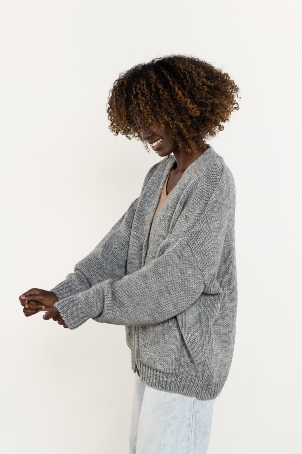 Sweter Damski Model A756 Grey - awama