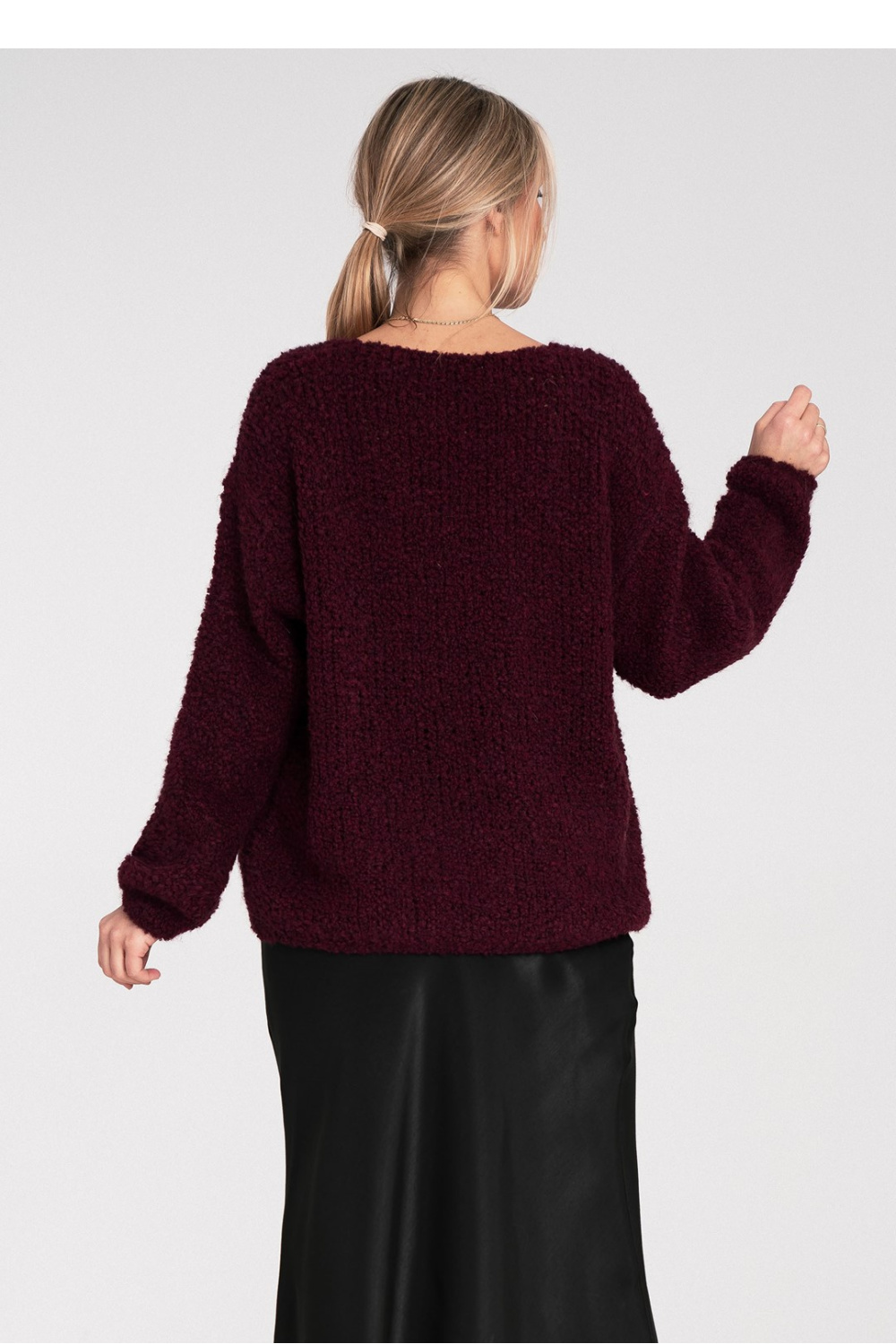 Sweter Damski Model M1108 Bordo - Figl