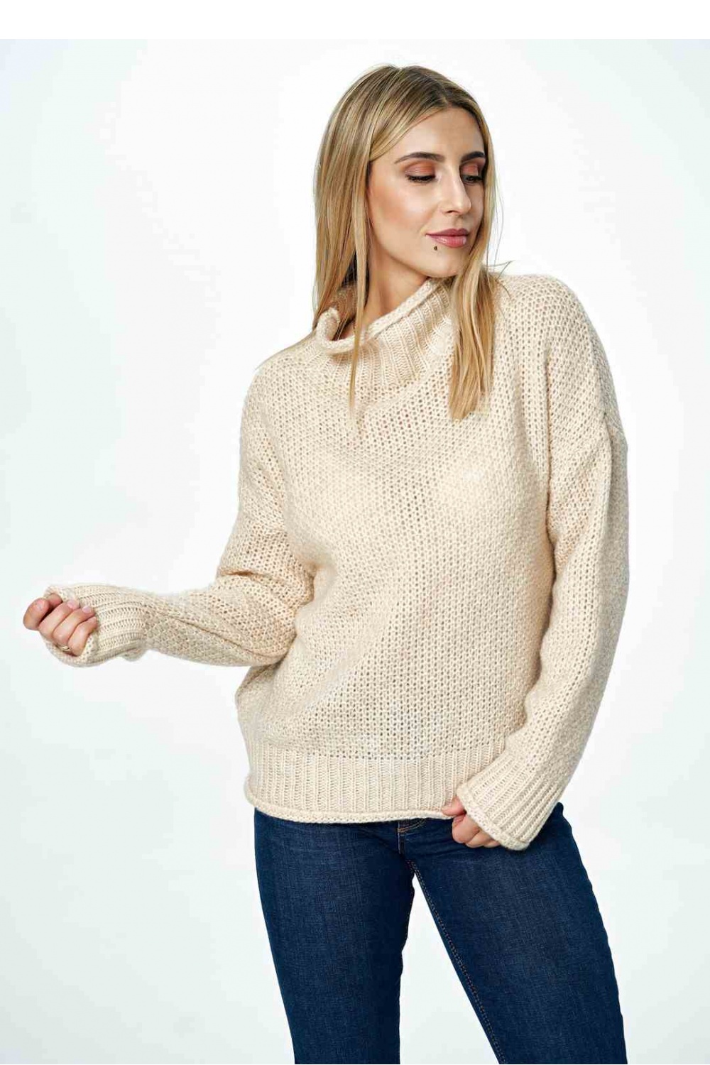 Women's Sweater Model M886 Beige - Figl – Ansicht 2