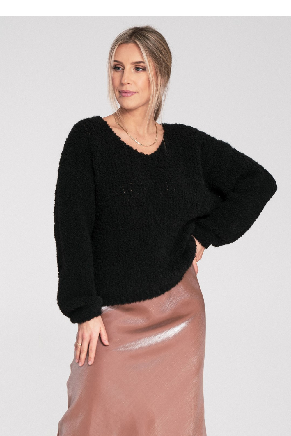 Women's Sweater Model M1108 Black - Figl – Ansicht 2