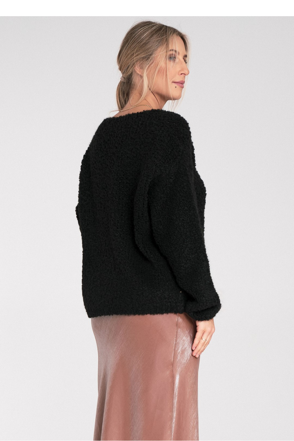 Sweter Damski Model M1108 Black - Figl