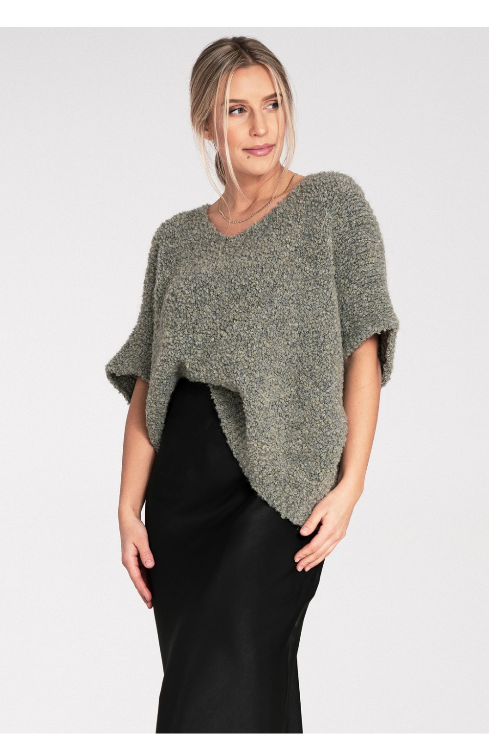 Women’s Sweater Model M1109 Green - Figl – Ansicht 2