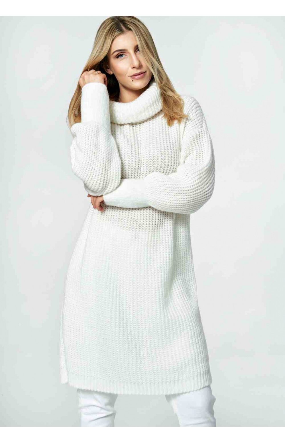 Women's Sweater Model M890 Ecru - Figl