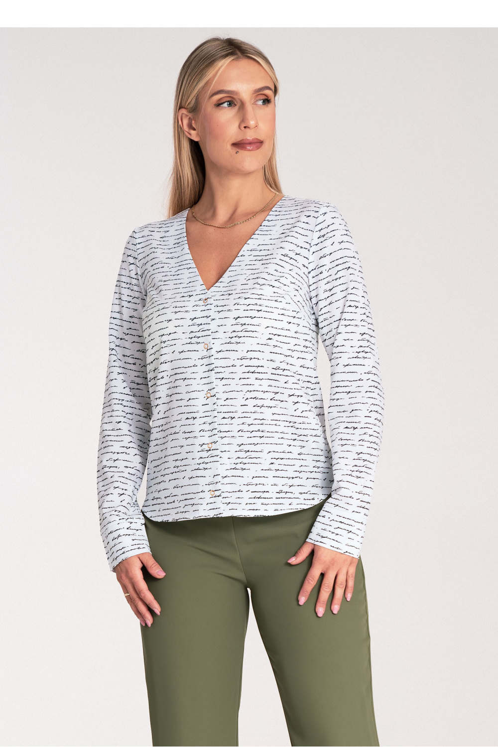 Women's Shirt Model M1047 Pattern 25 - Figl