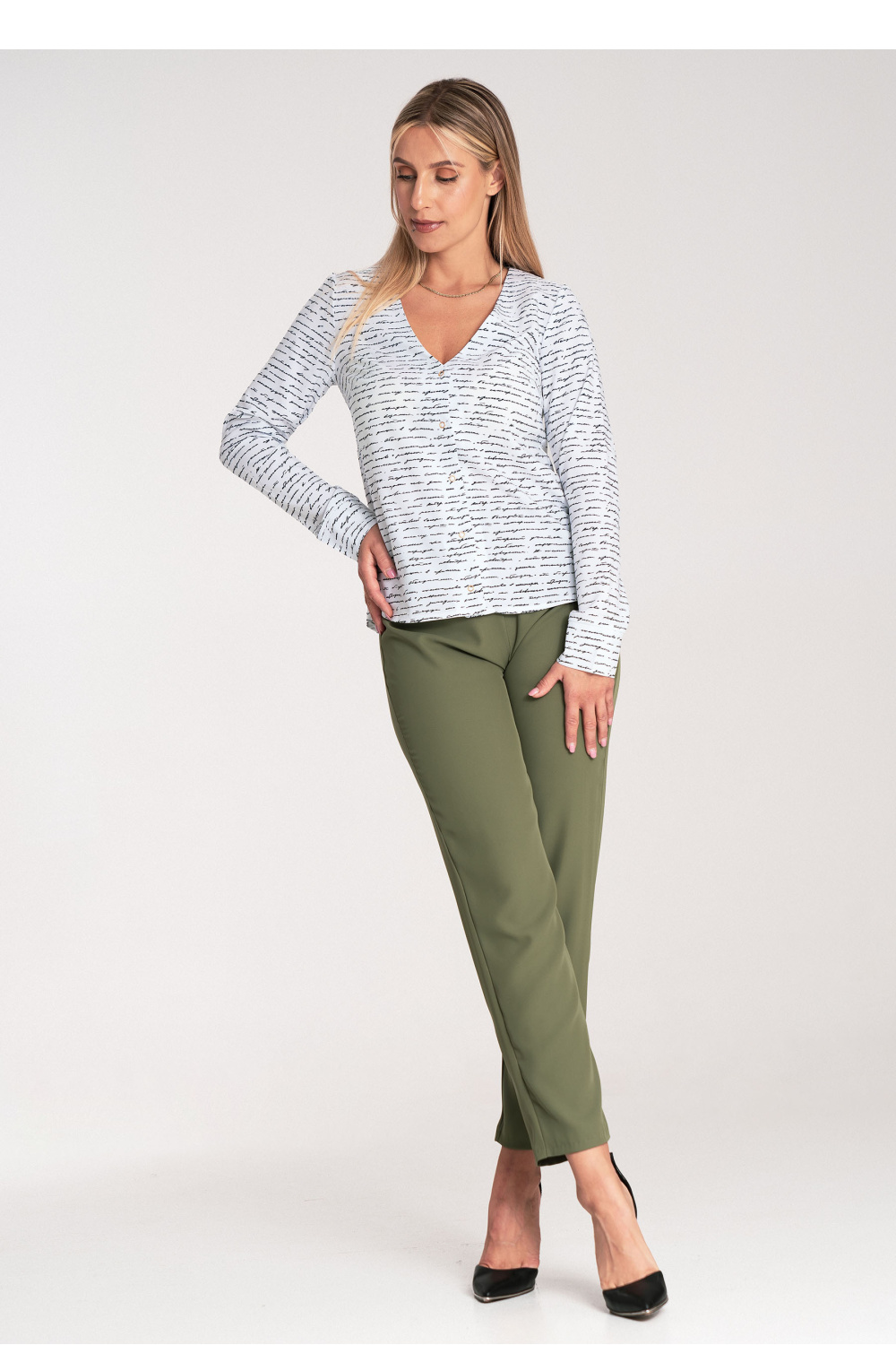 Women's Shirt Model M1047 Pattern 25 - Figl