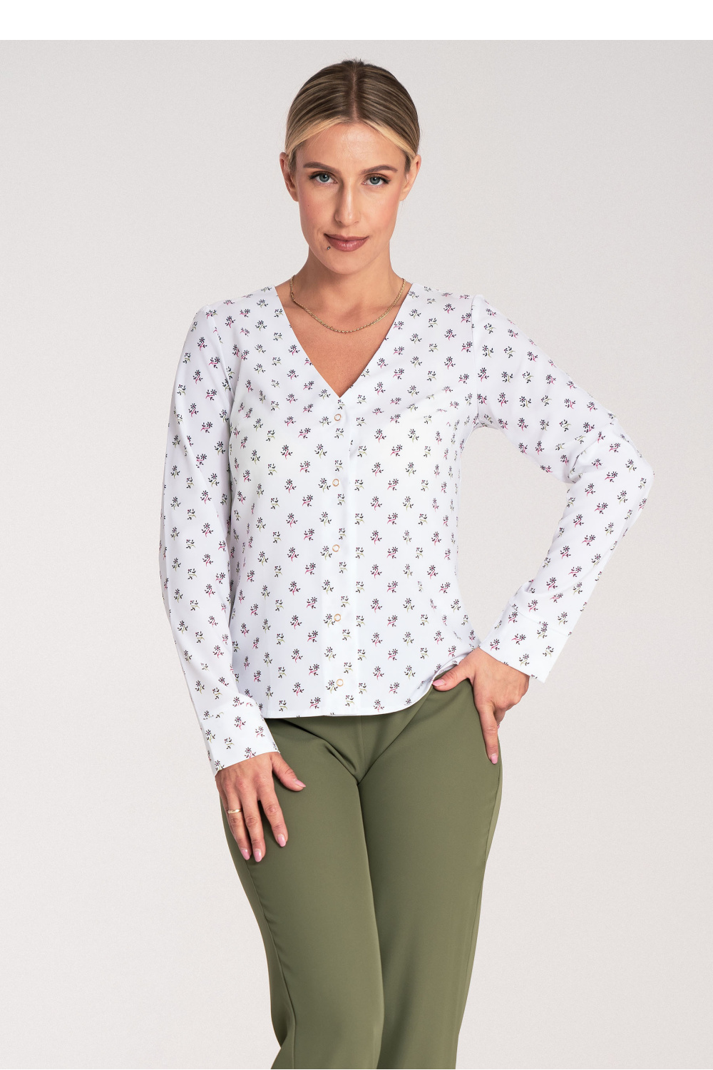 Women's Shirt Model M1047 Pattern 26 - Figl