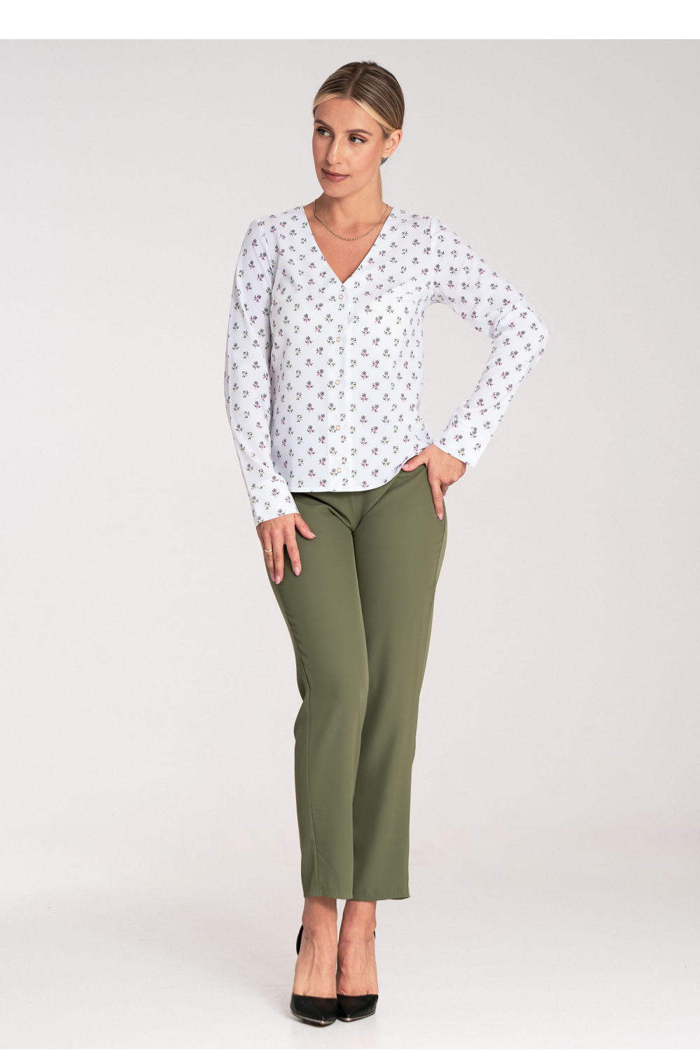 Women's Shirt Model M1047 Pattern 26 - Figl