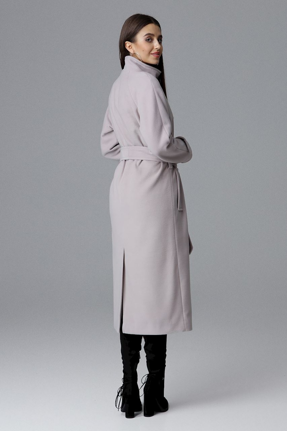Płaszcz Damski Model M624 Beige - Figl – widok 2