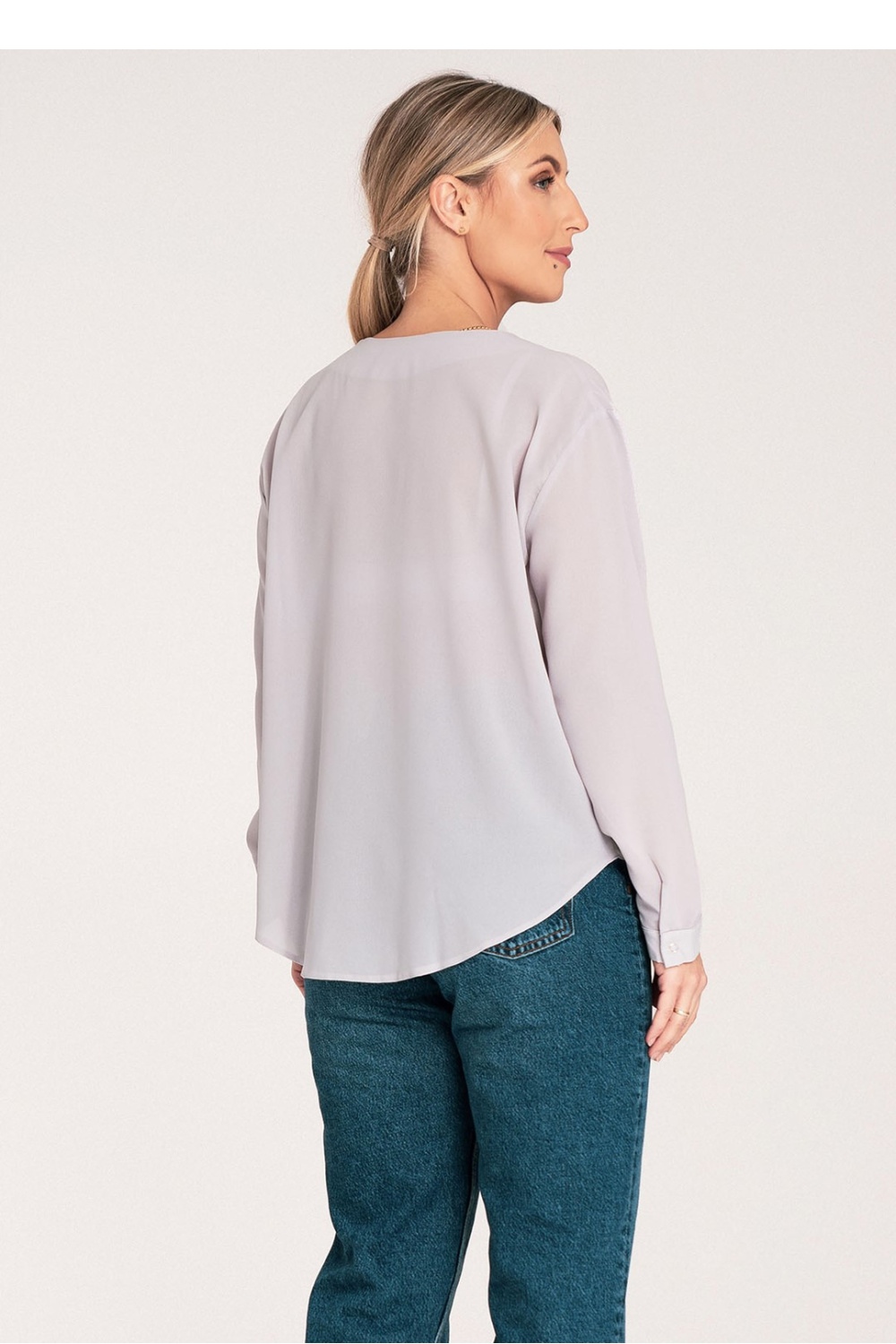 Women's Shirt Model M1070 Grey - Figl