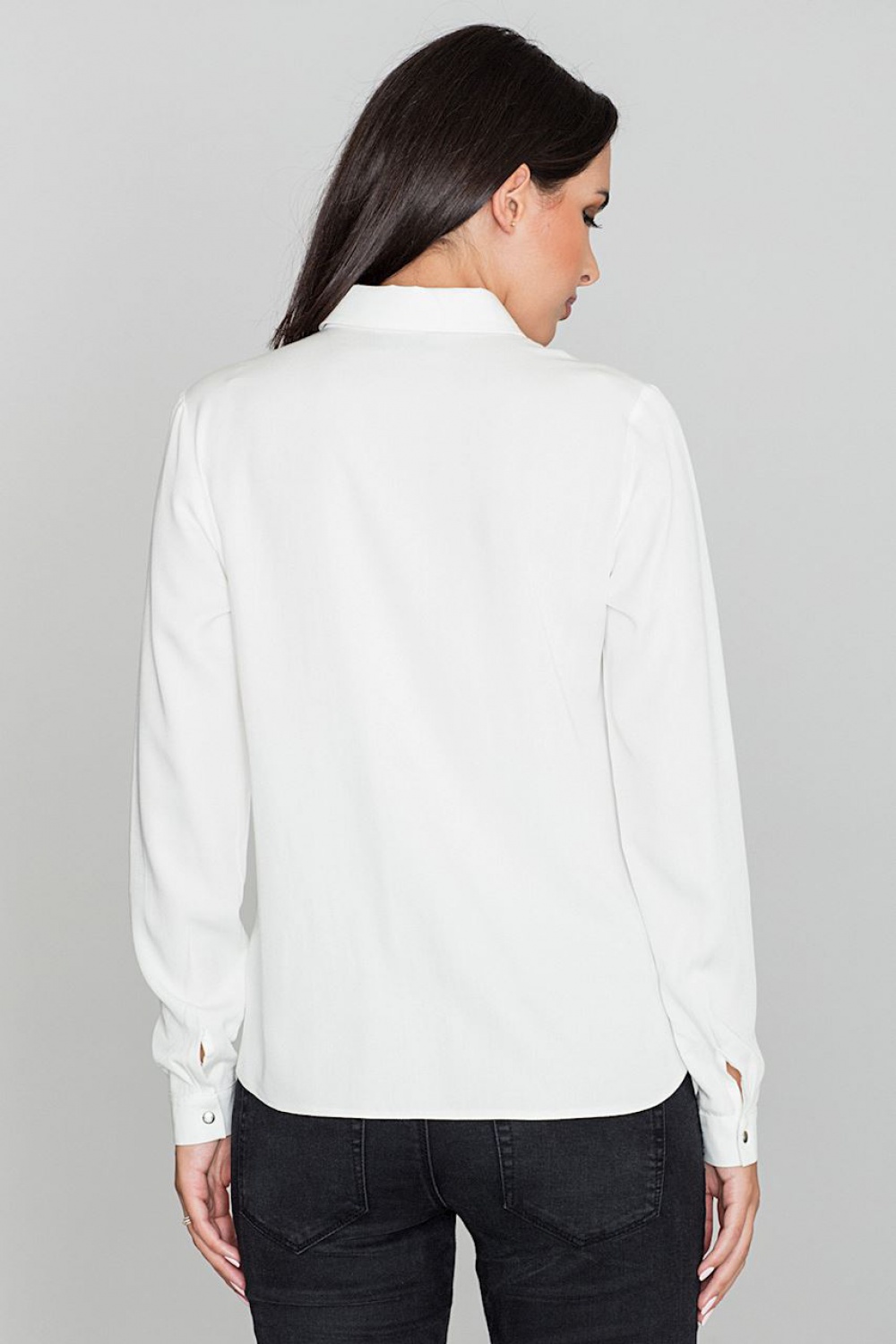 Women’s Shirt Model M581 Ecru - Figl