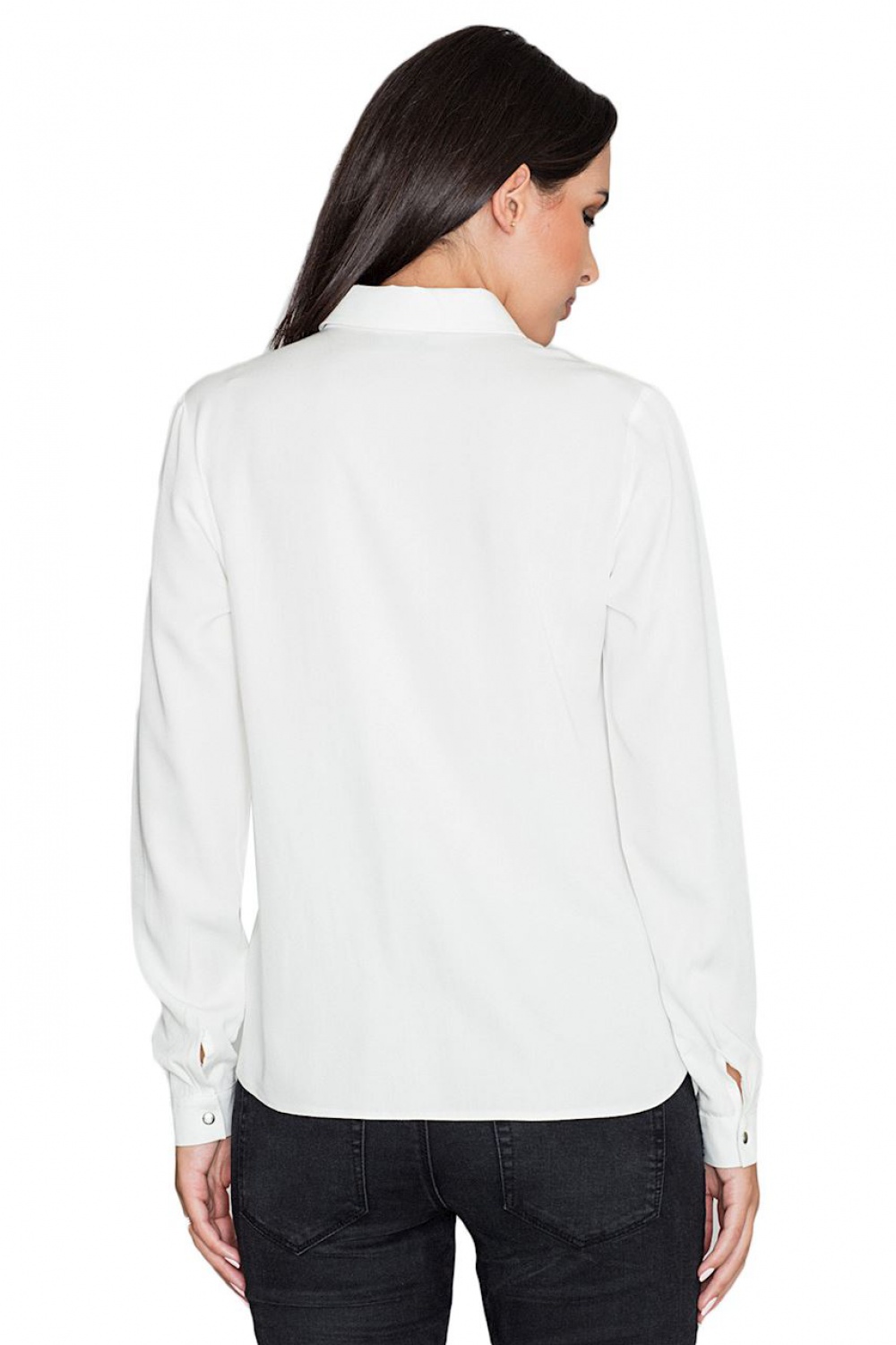 Women’s Shirt Model M581 Ecru - Figl – Ansicht 2