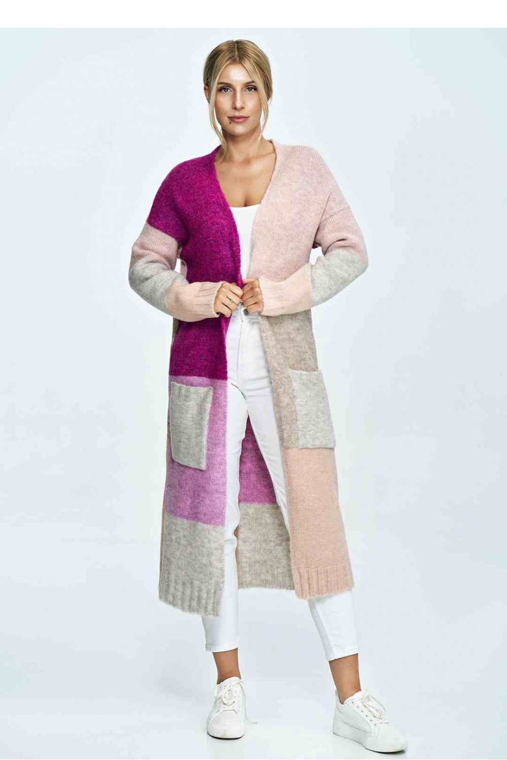 M896 Cardigan Sweater Fuchsia/Pink - Figl