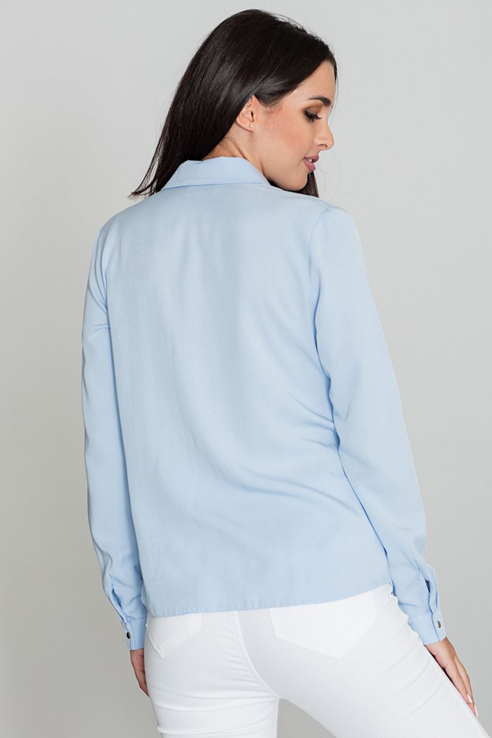 Women’s Shirt Model M581 Sky Blue - Figl