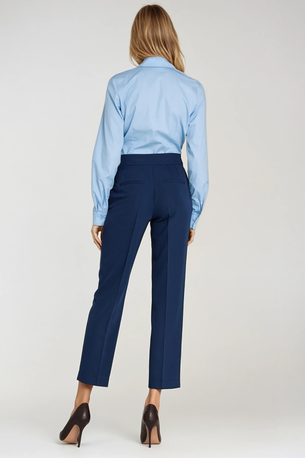 Elegant 7/8 Trousers SD117 Cobalt - Nife