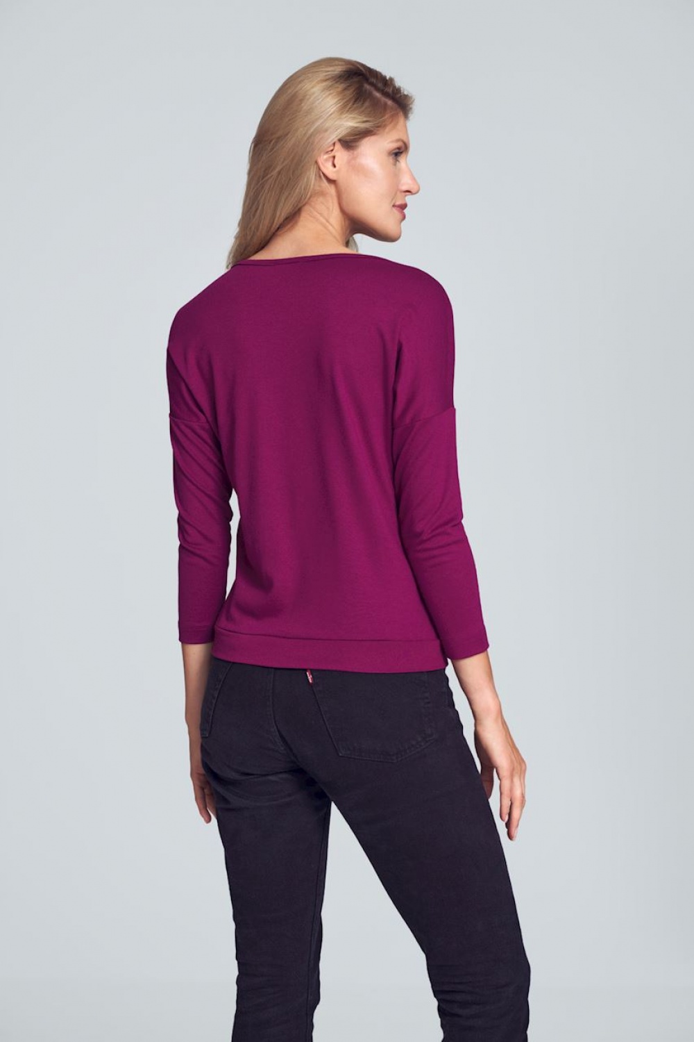 Model M710 Blouse Fuchsia - Figl – vista 2