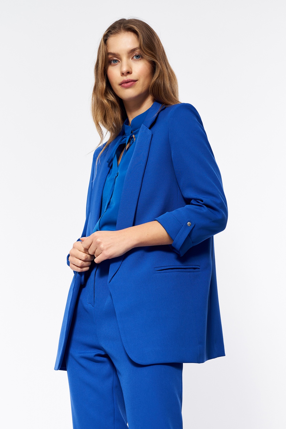 Cobalt oversized blazer Z43 Chaber - Nife