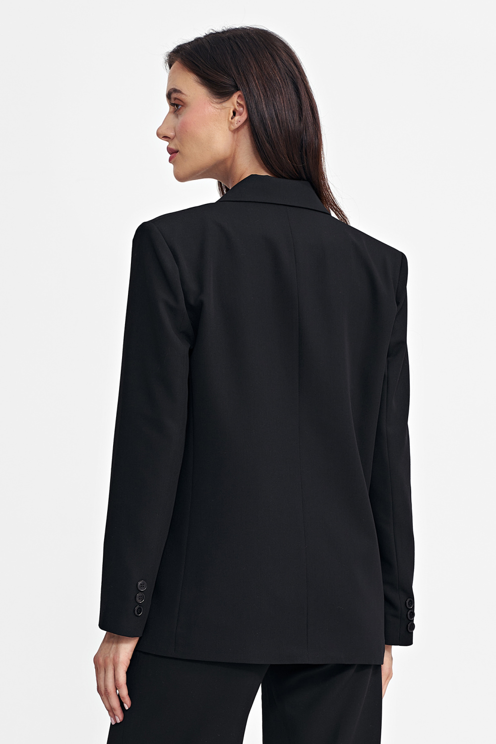 Oversize double-breasted blazer Z69 Black - Nife