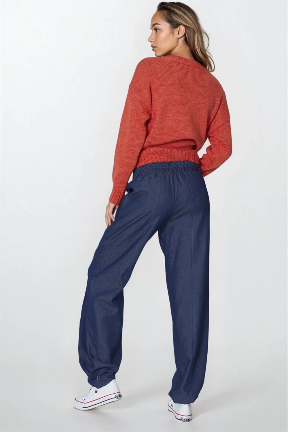 Spodnie Luźne spodnie jeansowe SD93 Jeans - Nife
