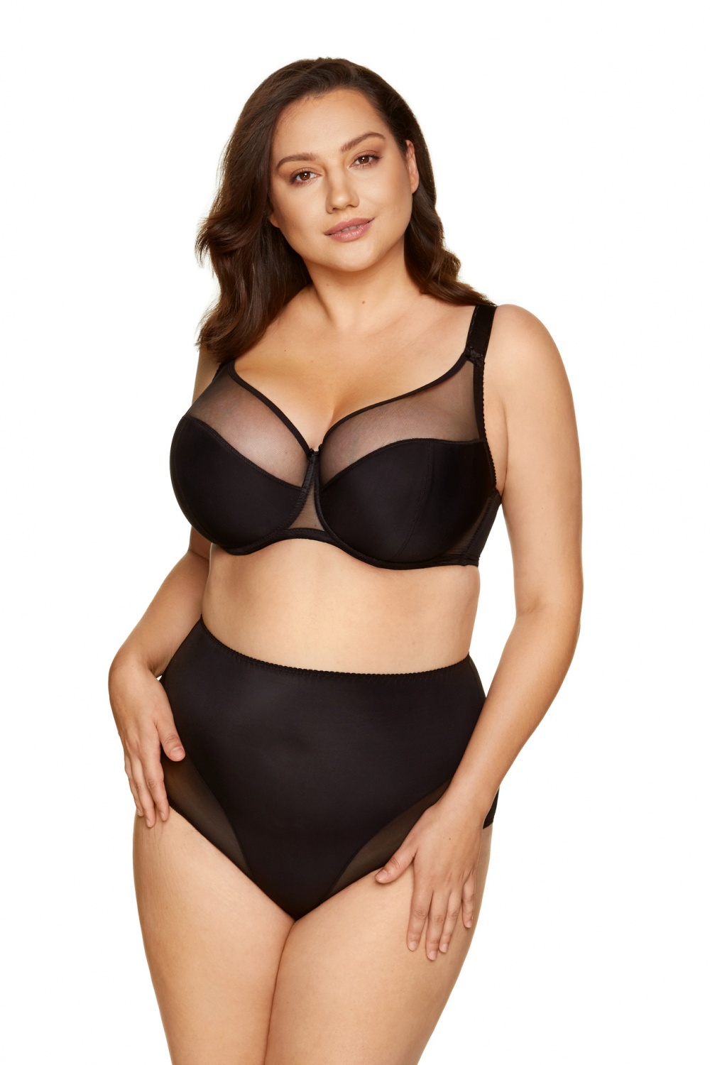 Culotte taille haute modèle Zara FW Black - Gorteks