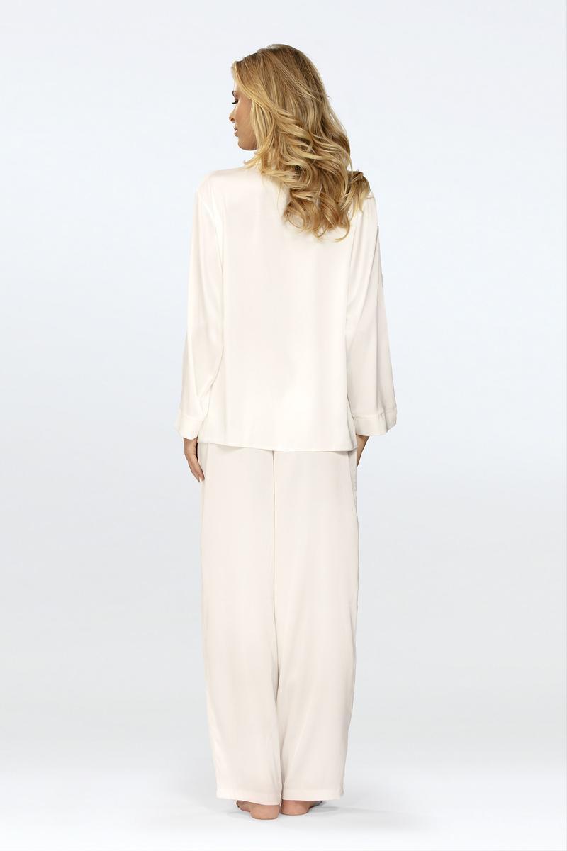 Women’s Pyjama Set Model Amina Light Ecru - DKaren