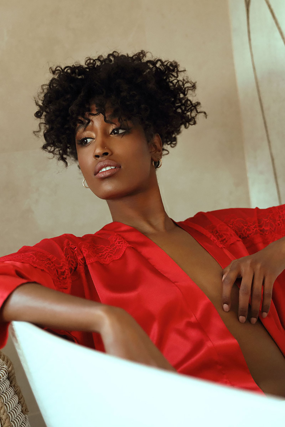 Femi Red Robe - DKaren