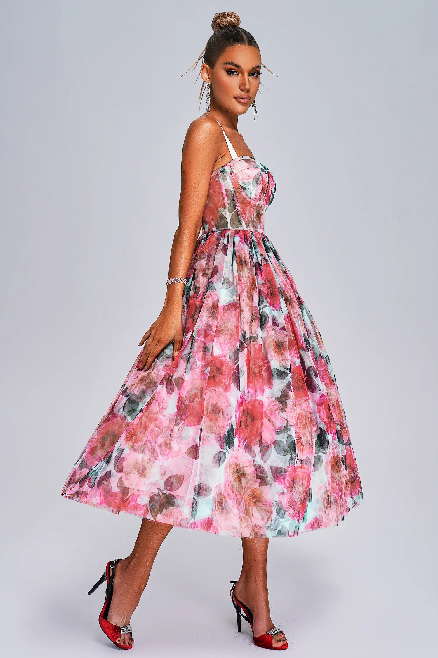 Robe midi Sareza Floral
