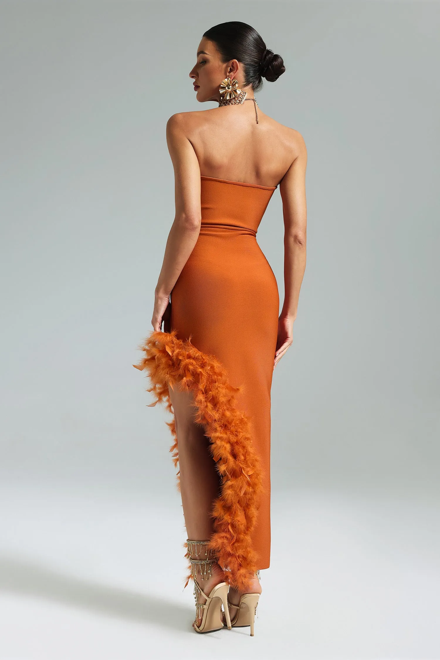 Manik Feather Dress