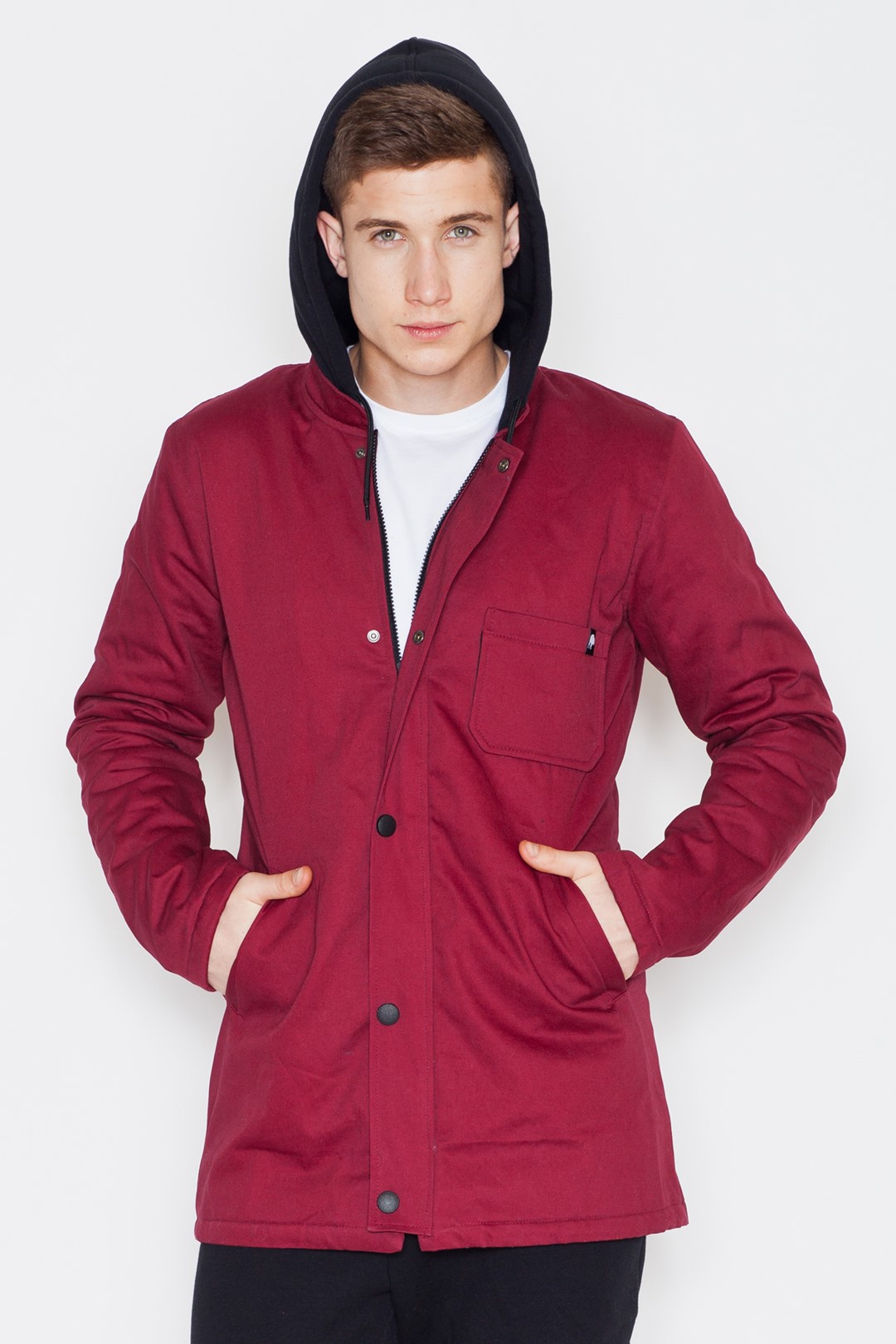 V013 Jacket in Burgundy