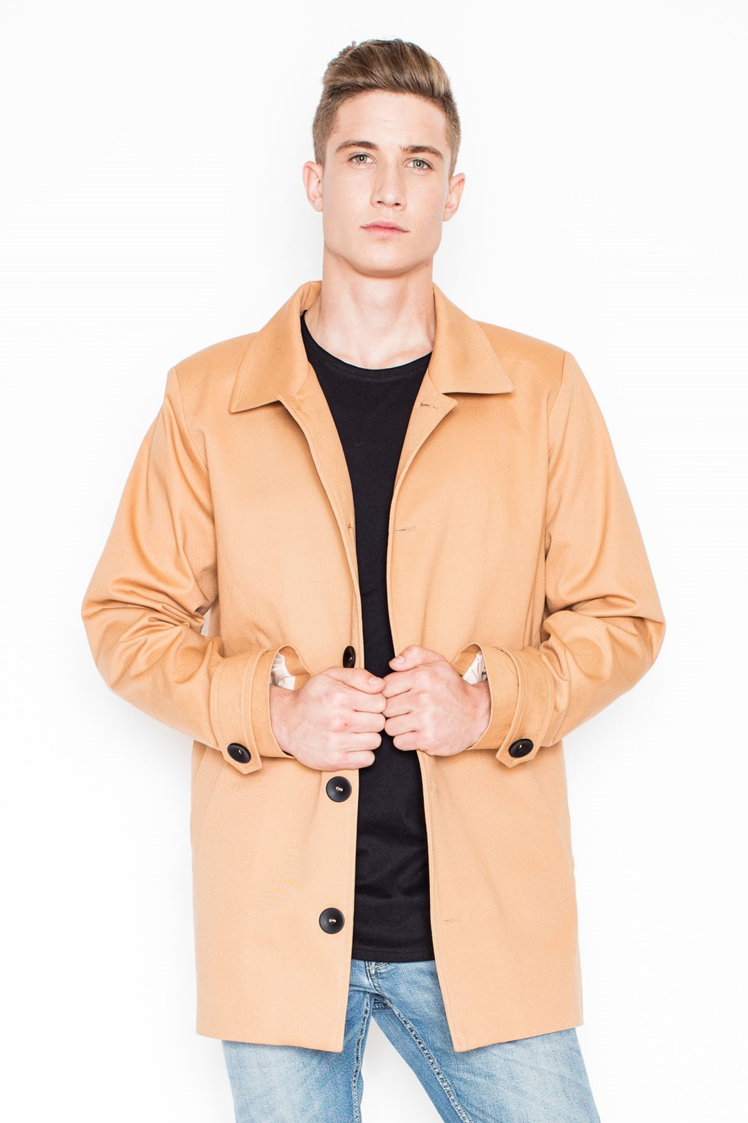 V028 Coat Beige