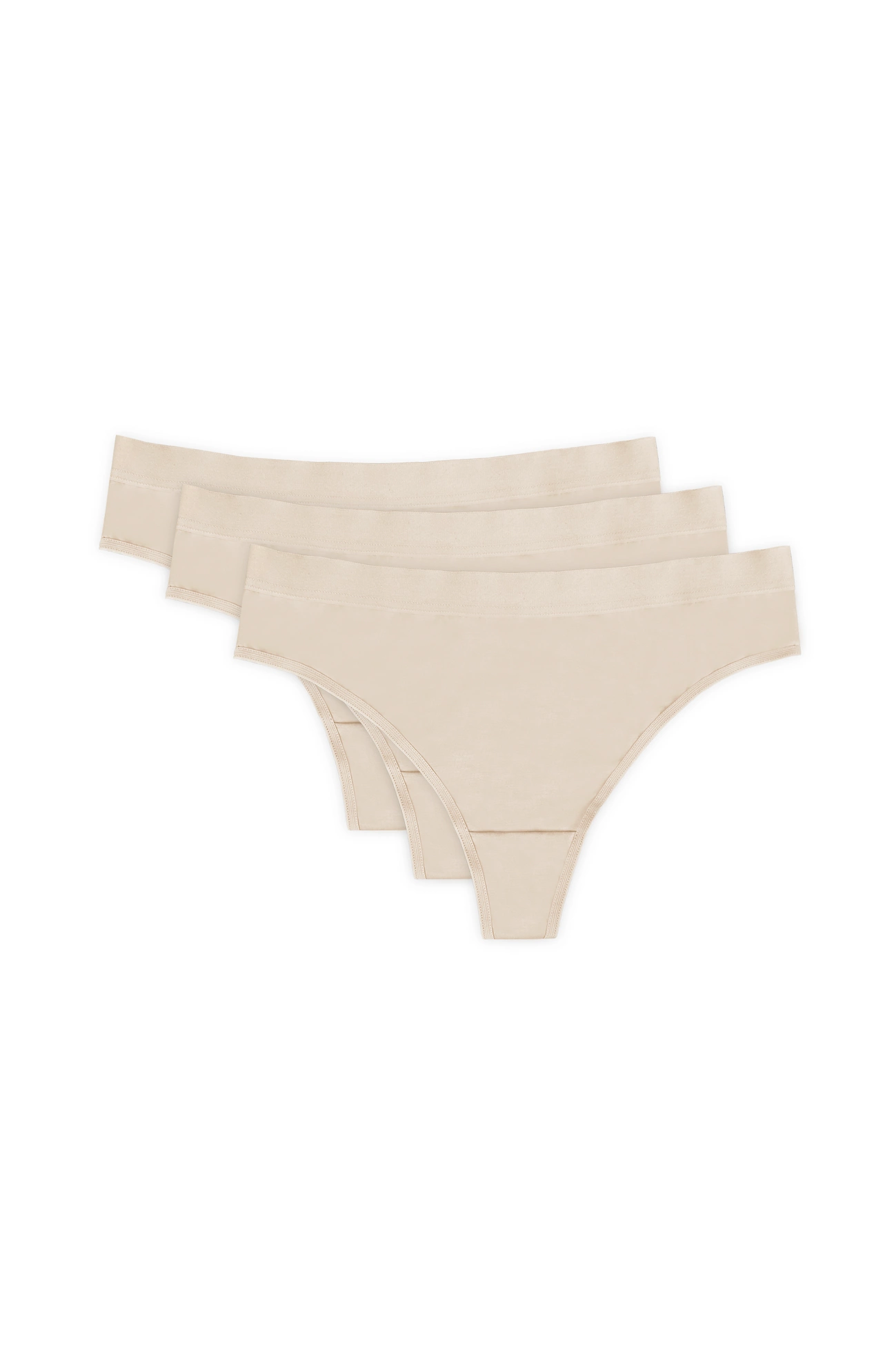 Alana tanga de algodón, pack de tres