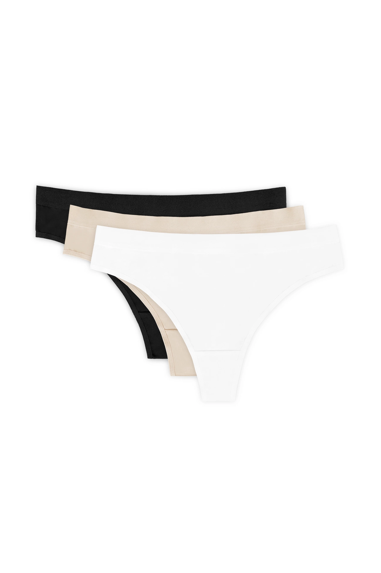 Alana tanga de algodón, pack de tres
