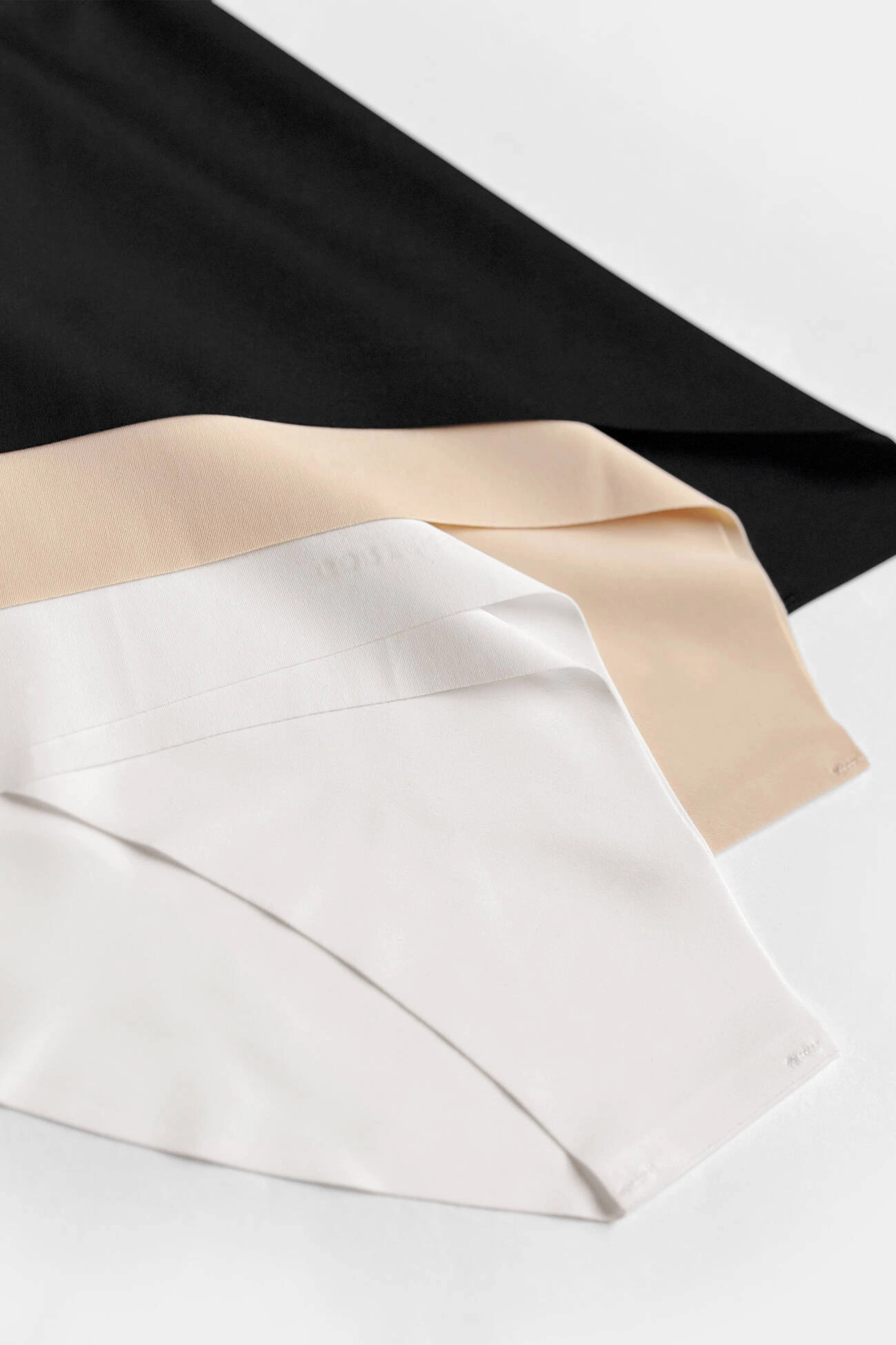 Braguitas sin costuras Blanca, pack de tres