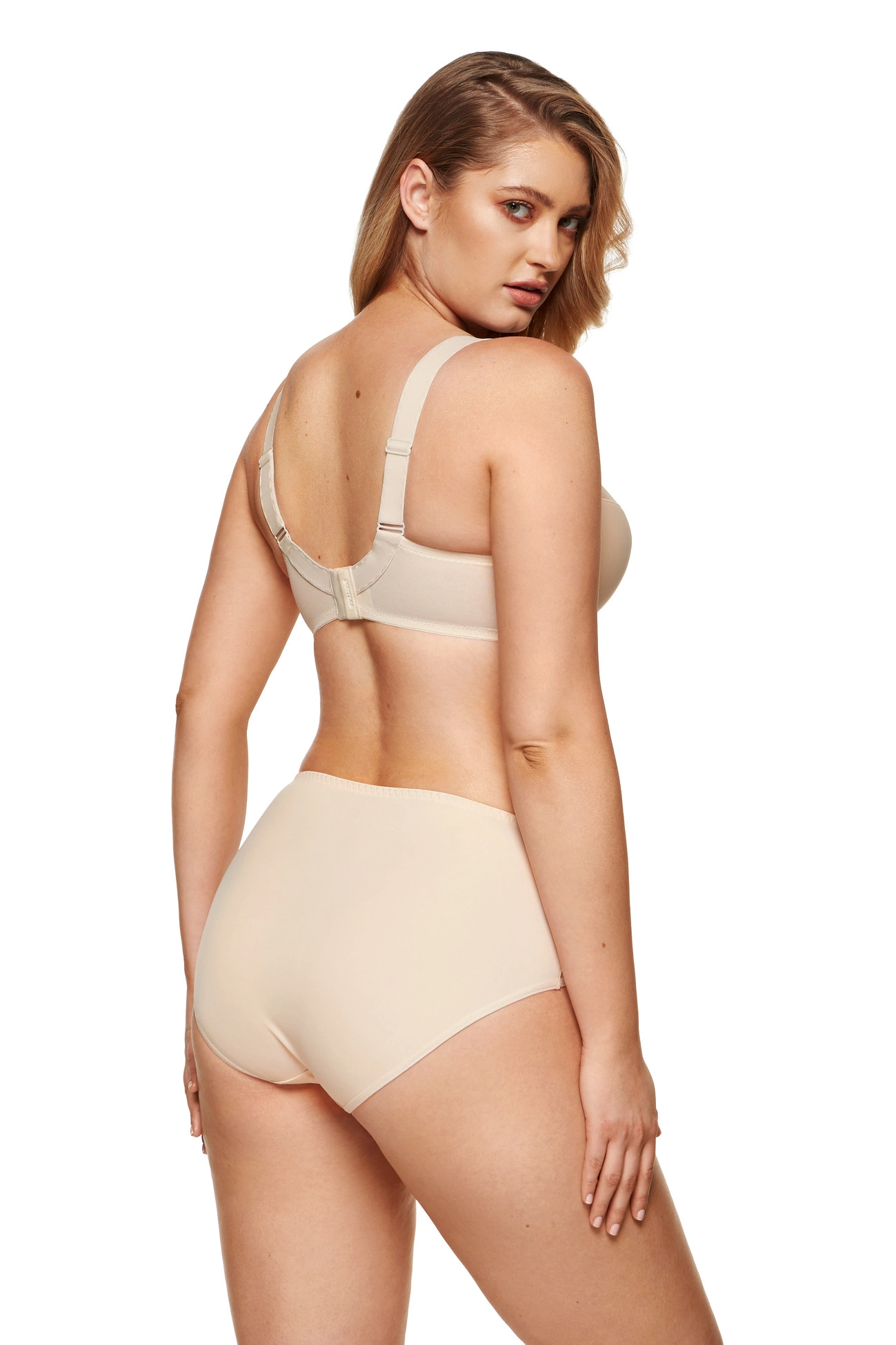 String Zara beige lisse – vue 2