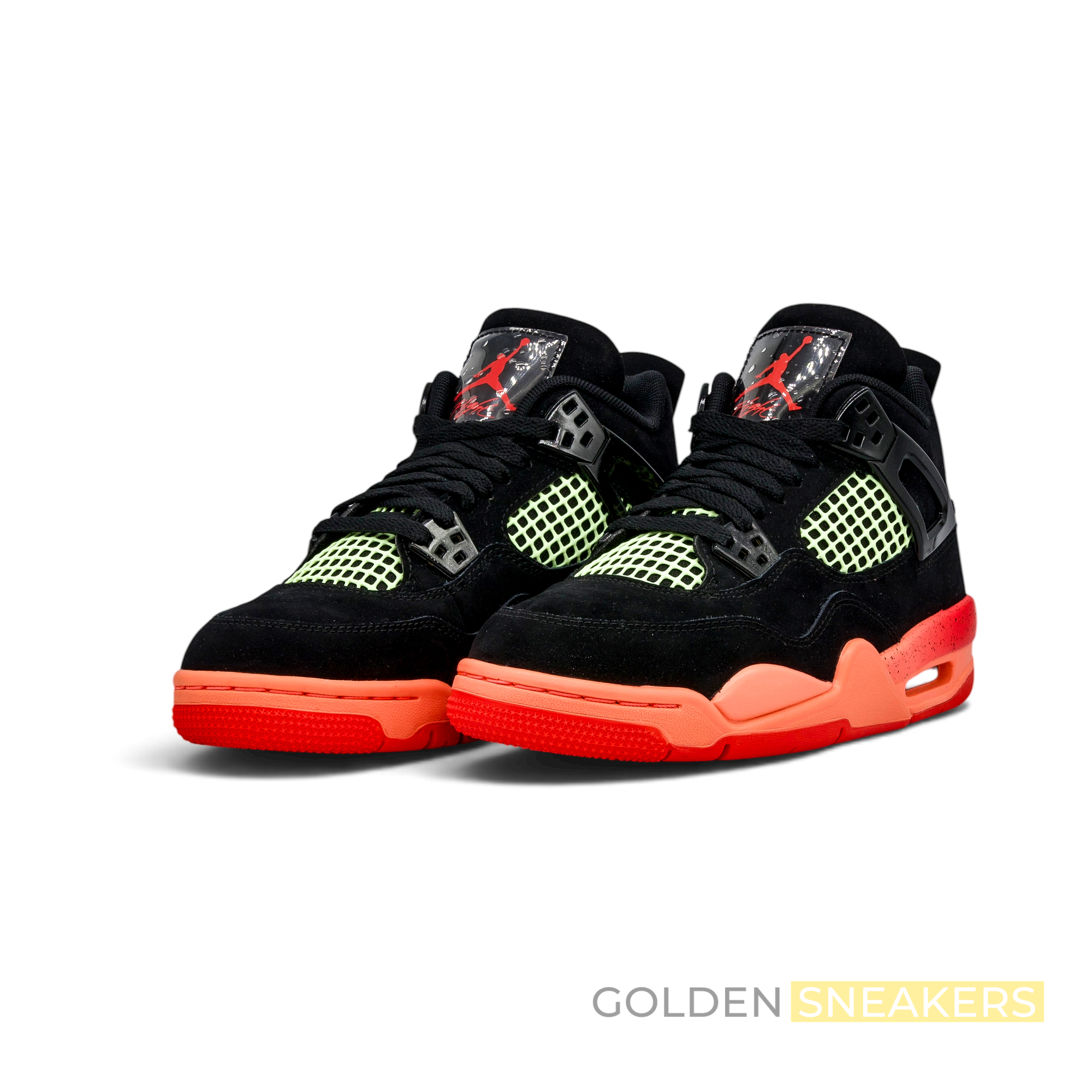Jordan 4 Retro Black Infrared Barely Volt
