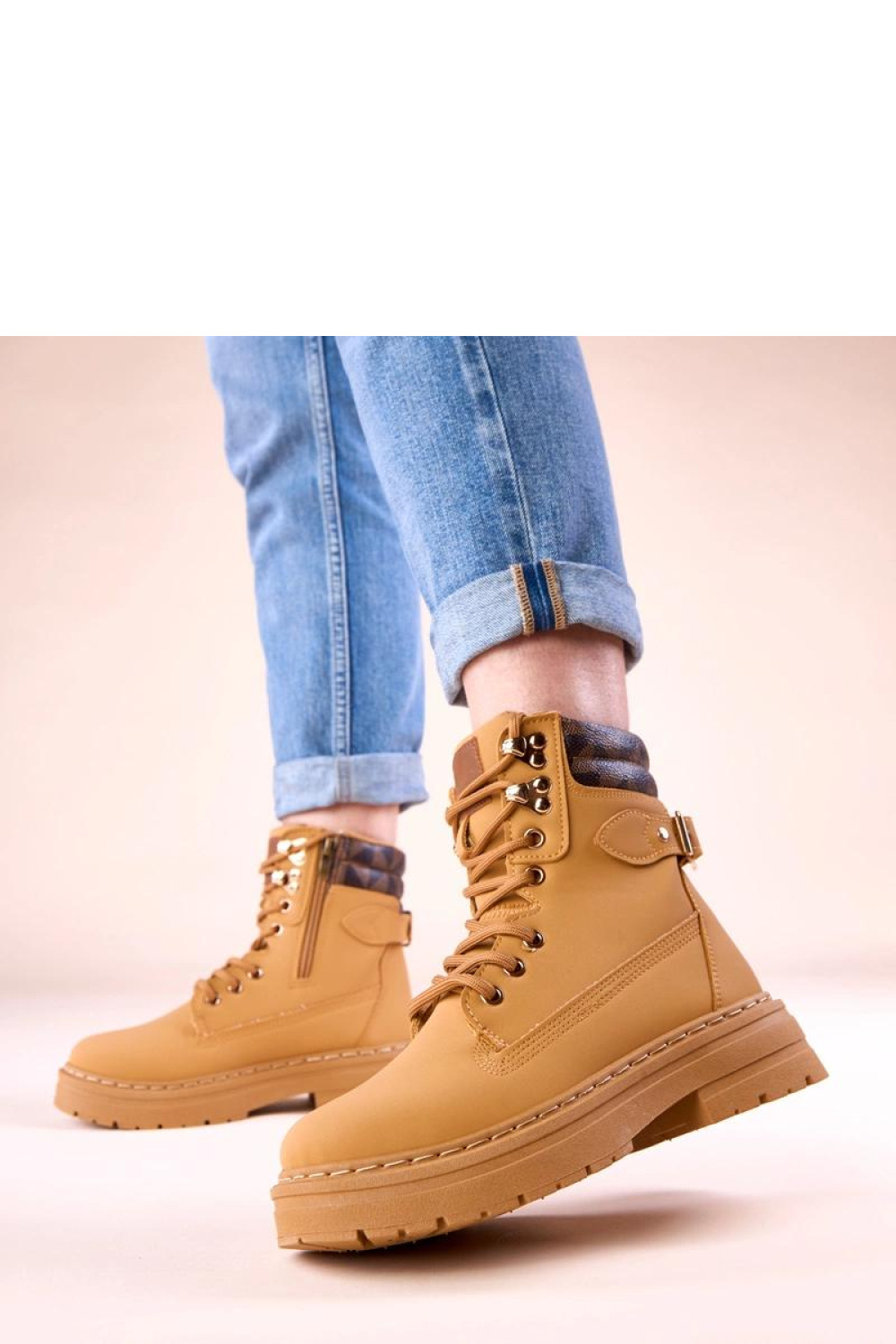 Selio B2150 Brown Combat Boots - Solea