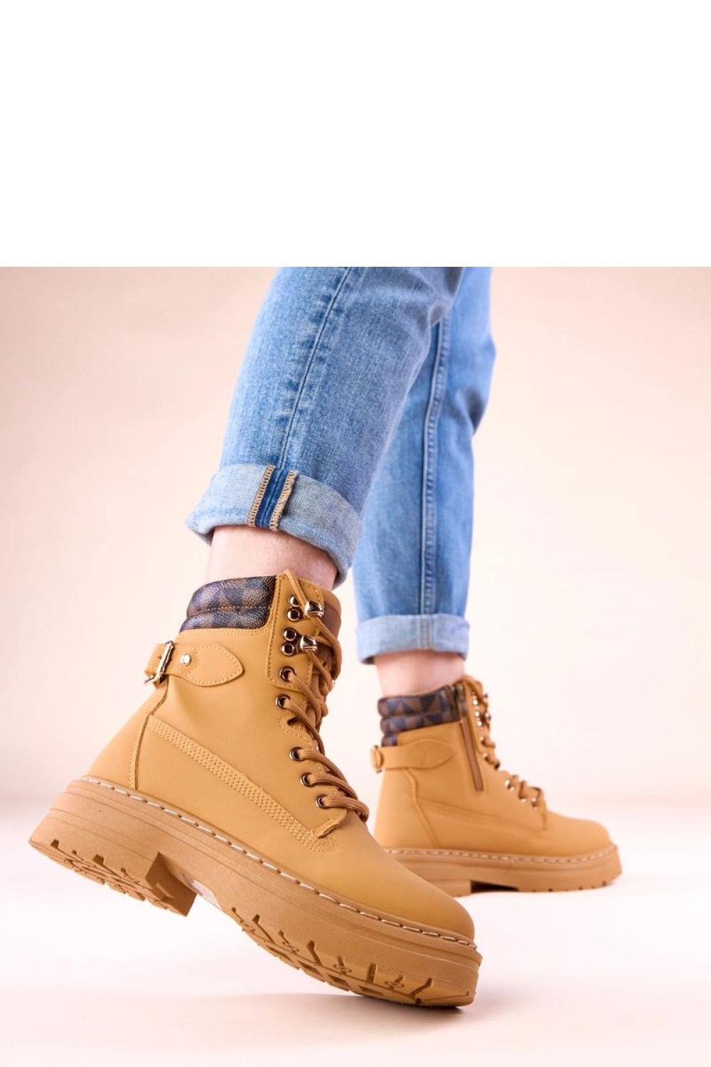 Selio B2150 Brown Combat Boots - Solea