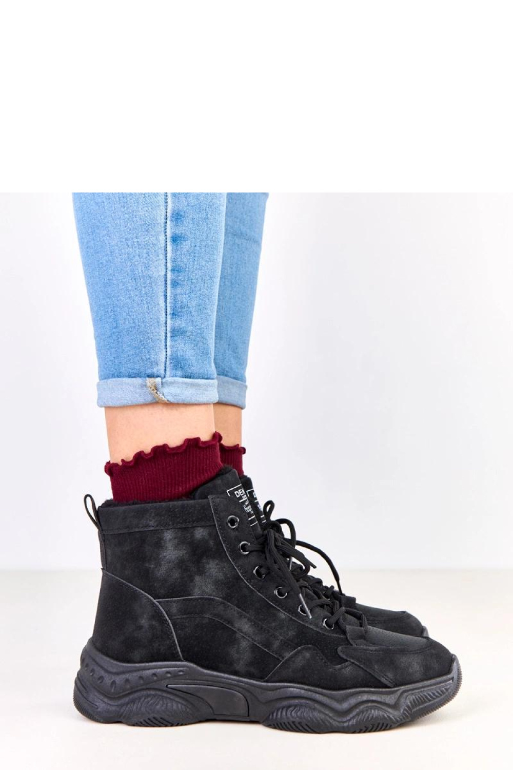 Chakles XY2817-1 Black Combat Boots - Solea