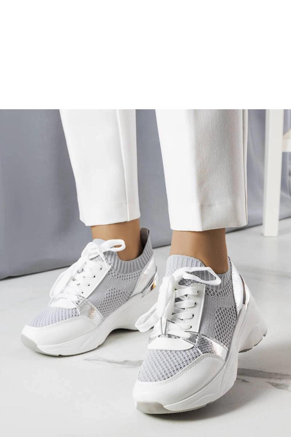 Grey wedge sneakers Ann - Solea