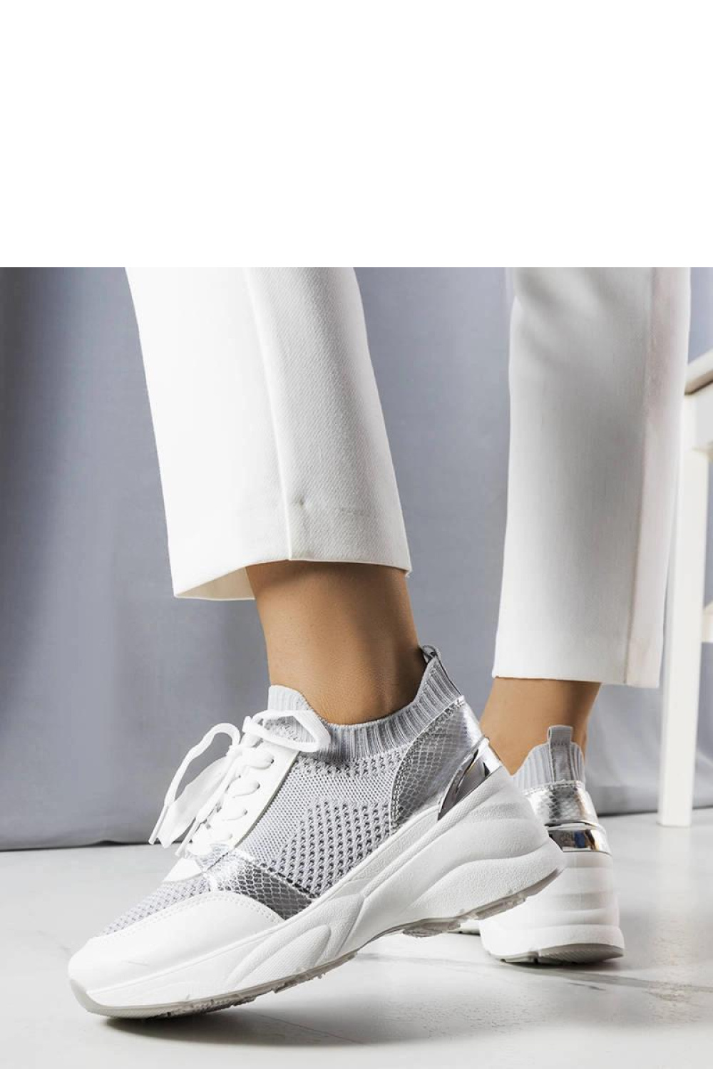Grey wedge sneakers Ann - Solea