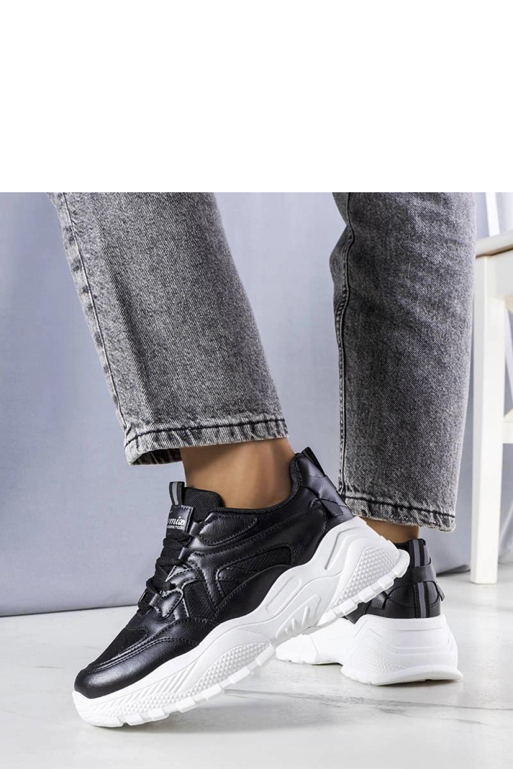 Black chunky-sole sneakers Lorene - Solea