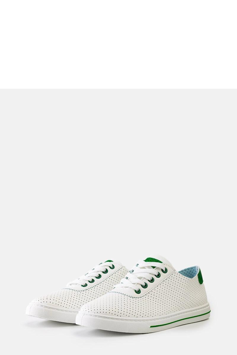 White perforated Ruala sneakers - Solea