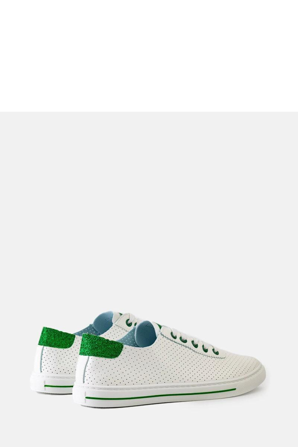 White perforated Ruala sneakers - Solea