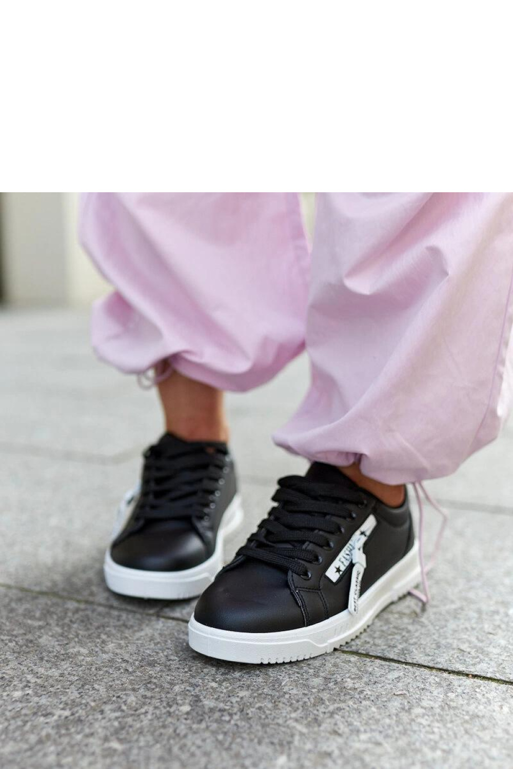 Black eco-leather Brecht sneakers - Solea
