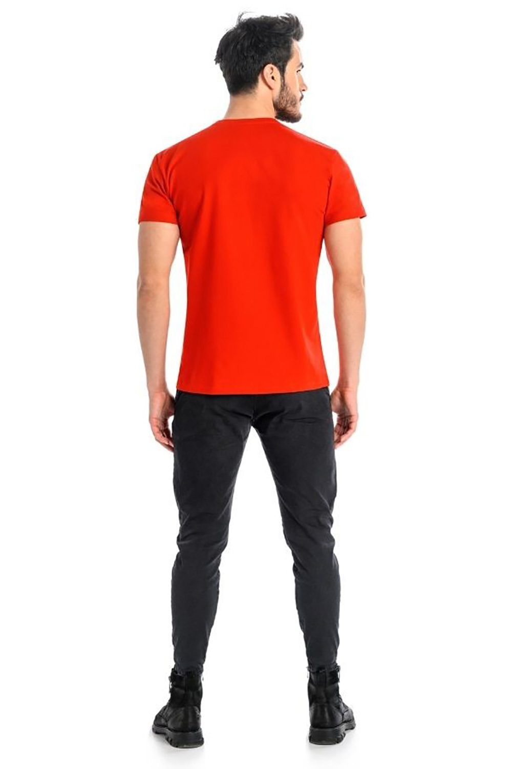 T-shirt Męski Model Dany V 1503 Red - Teyli – widok 2