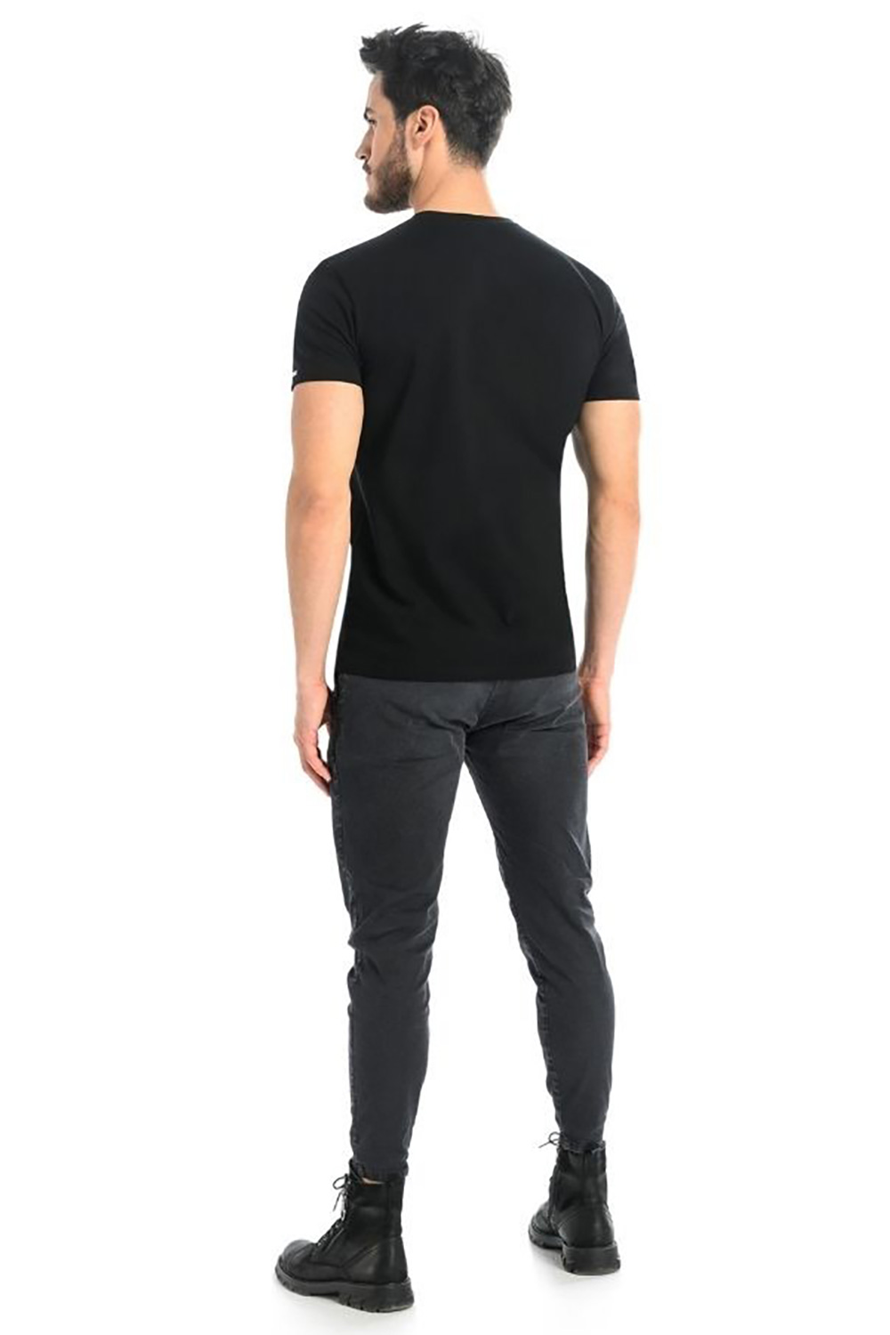 T-shirt Męski Model Dany V 1503 Black - Teyli – widok 2