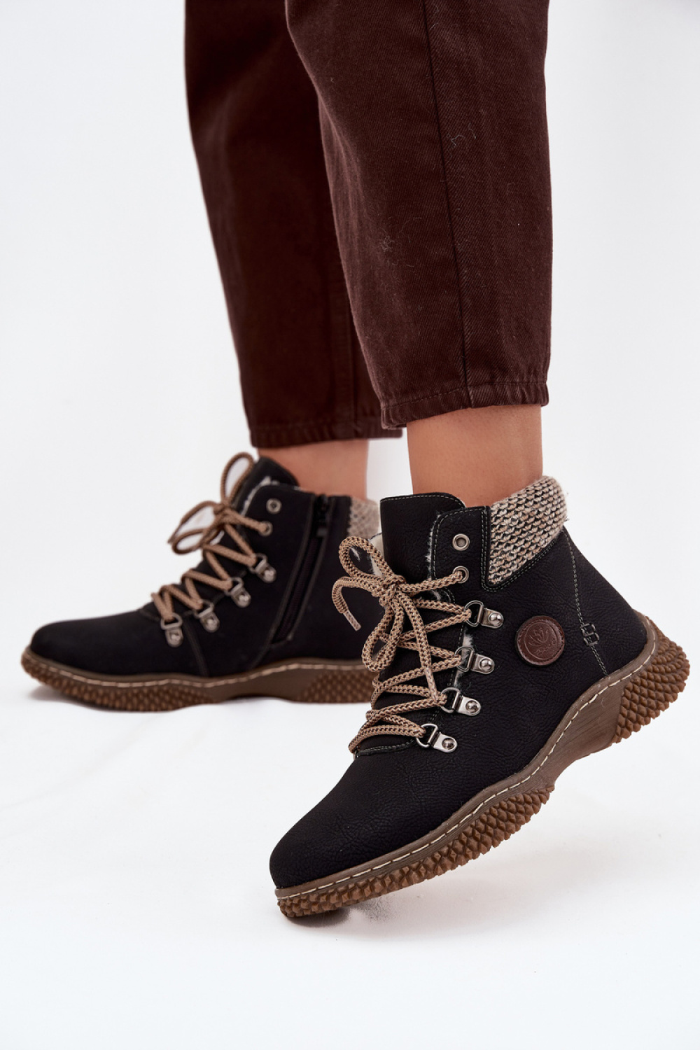 Trapery Model Zenaya 25BT02-9374 Black - Step in style – widok 2