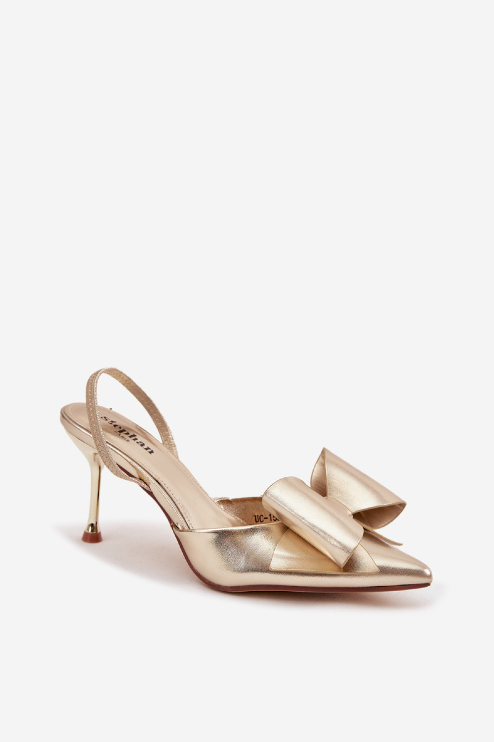 Szpilki Model Eklevia UC-158 Gold - Step in style