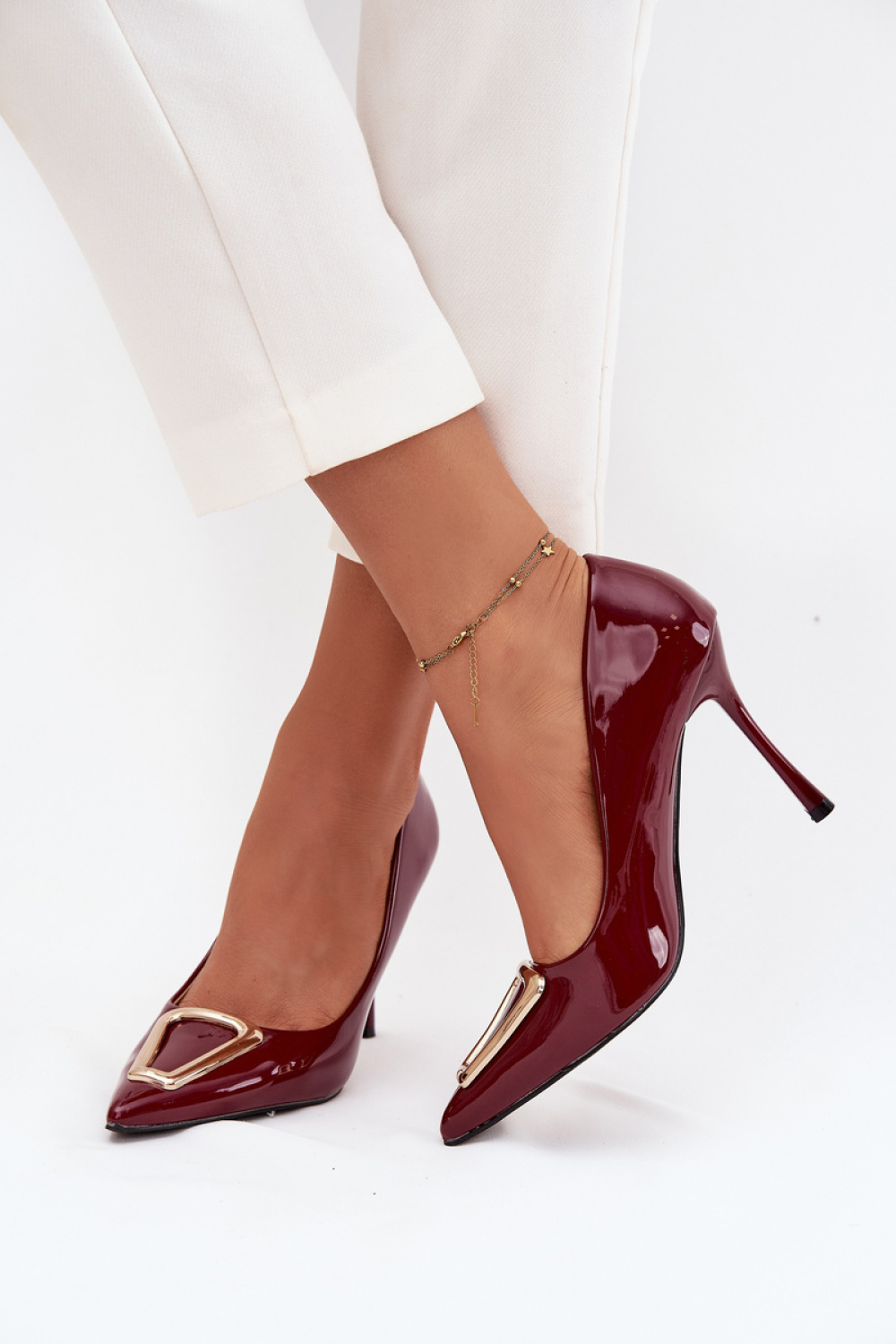 Szpilki Model Paivelle 9774 Bordo - Step in style – widok 2